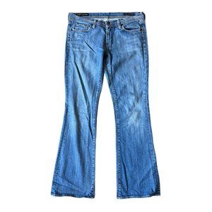 Citizens of humanity low waist flare ingrid stretch medium wash size 10